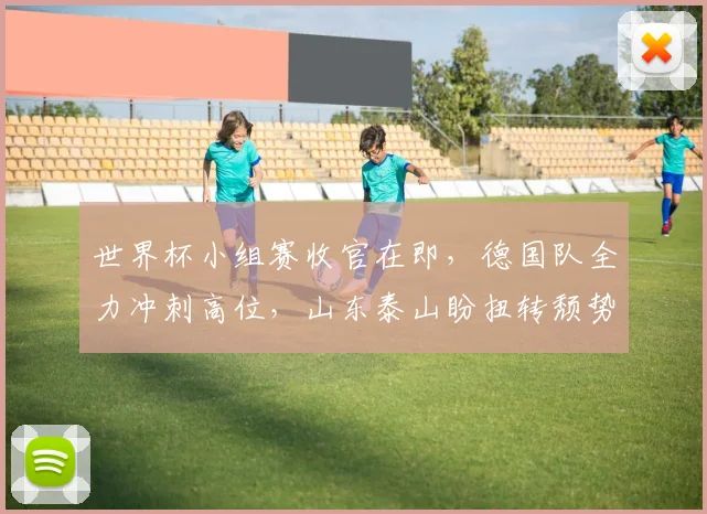 世界杯小组赛收官在即，德国队全力冲刺高位，山东泰山盼扭转颓势